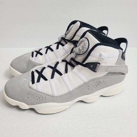 Nike Air Jordan 6 Rings Basketball Shoes FJ4650-077 Size 10 Light Smoke Gray main image 10